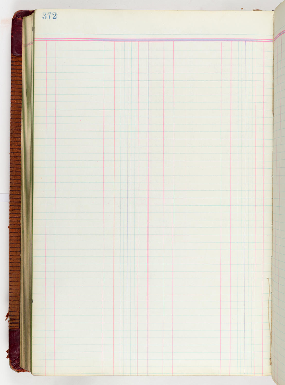 Music Hall Accounting Ledger Journal, volume 6, page 372