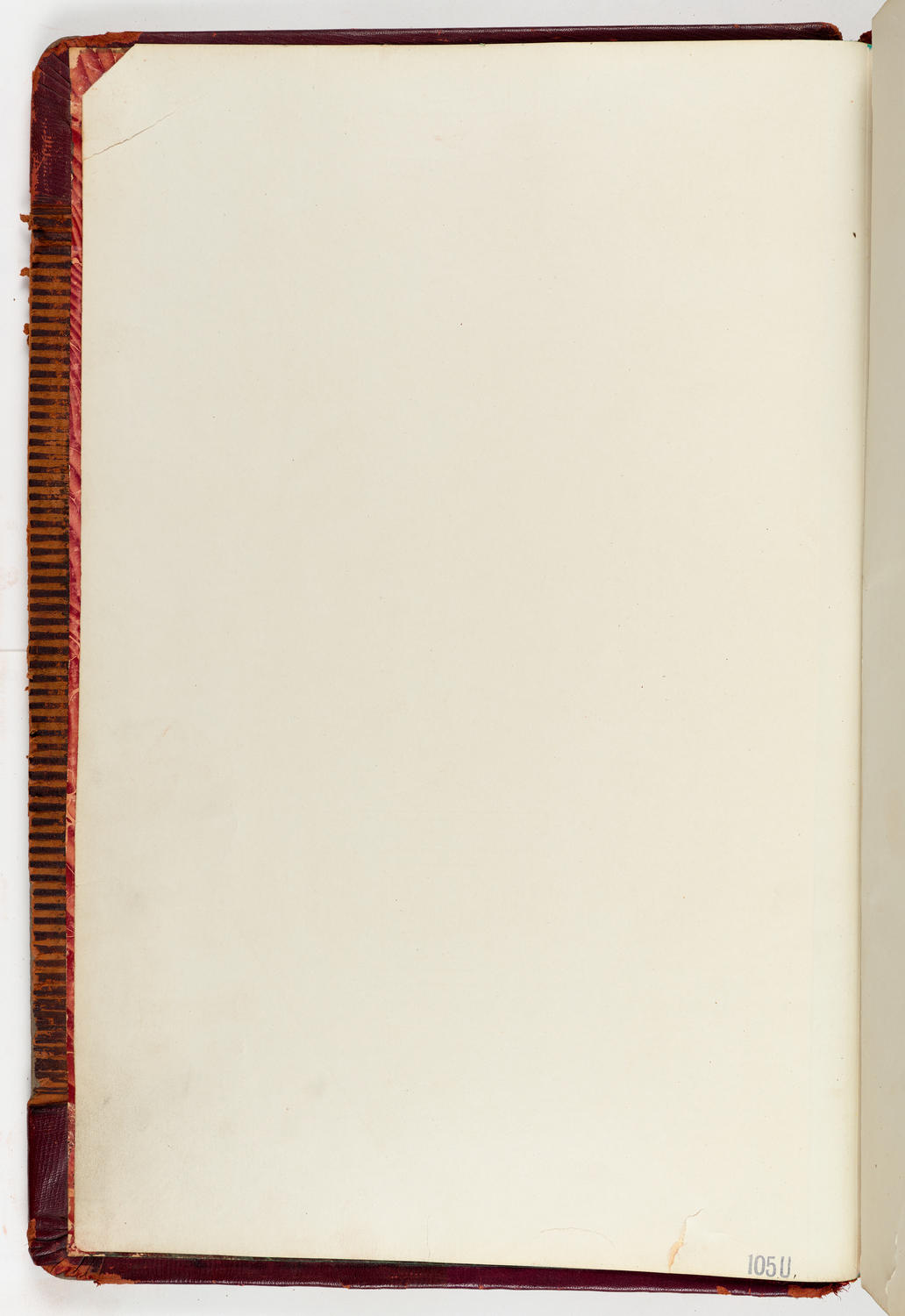 Music Hall Accounting Ledger, volume 5, front endpage 1