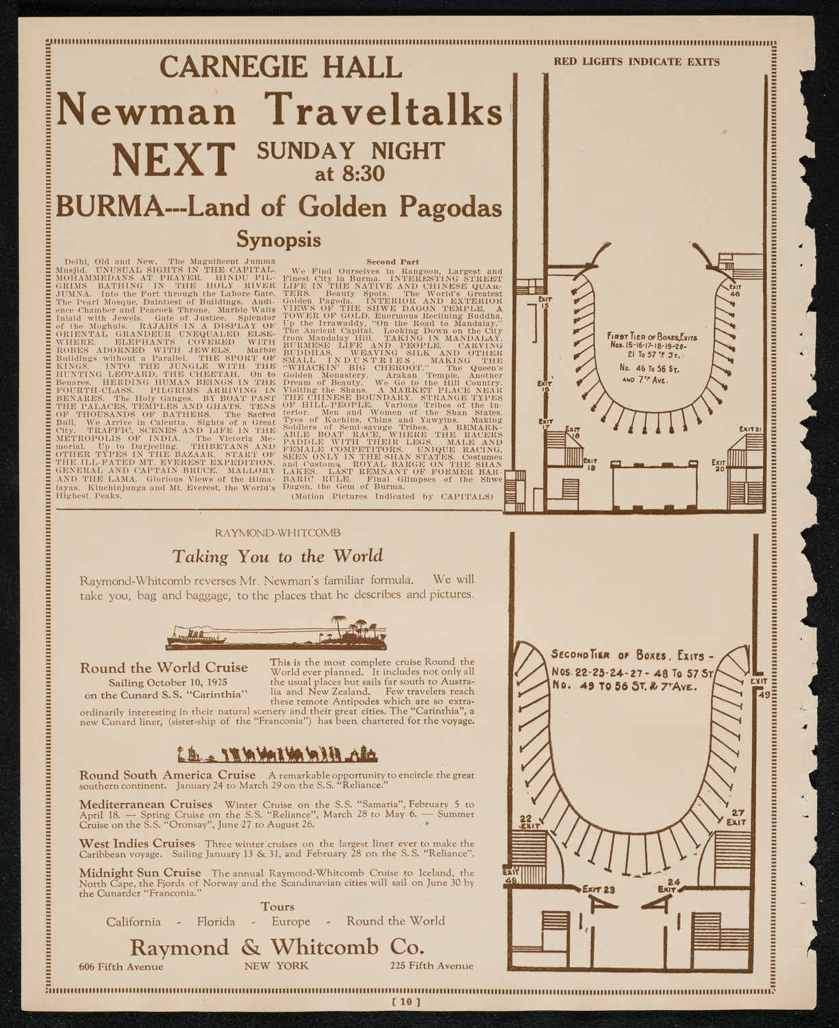 Newman Traveltalks: India, November 16, 1924, program page 10