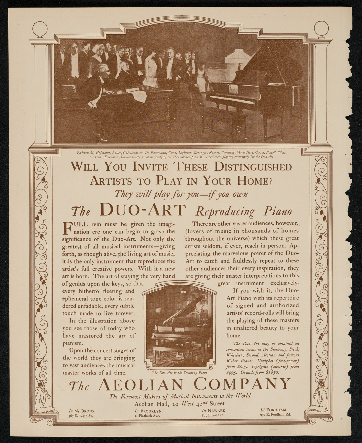 Chanuka Concert for the Benefit of the Rabbi Jacob Joseph School, December 21, 1924, program page 2