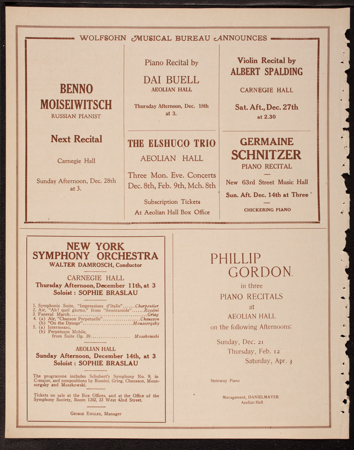 Newman Traveltalks: Poland Restored, December 8, 1919, program page 8