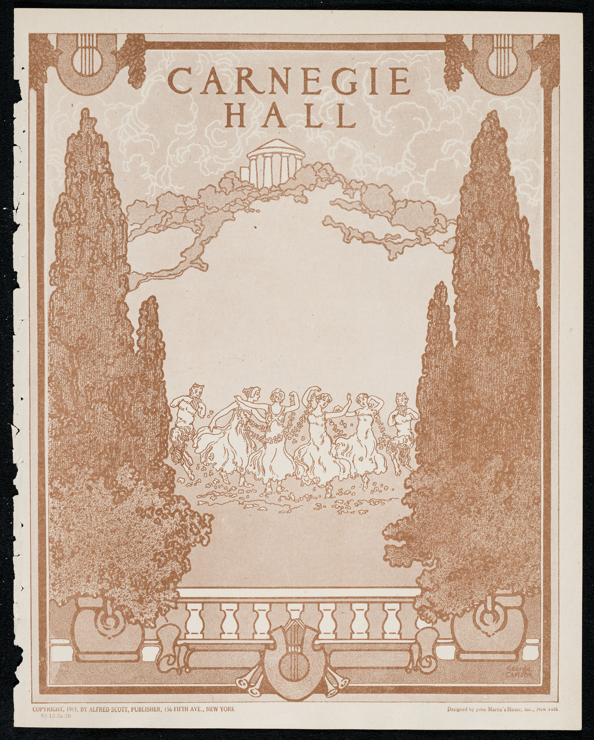 New York Symphony Orchestra, December 2, 1920, program page 1