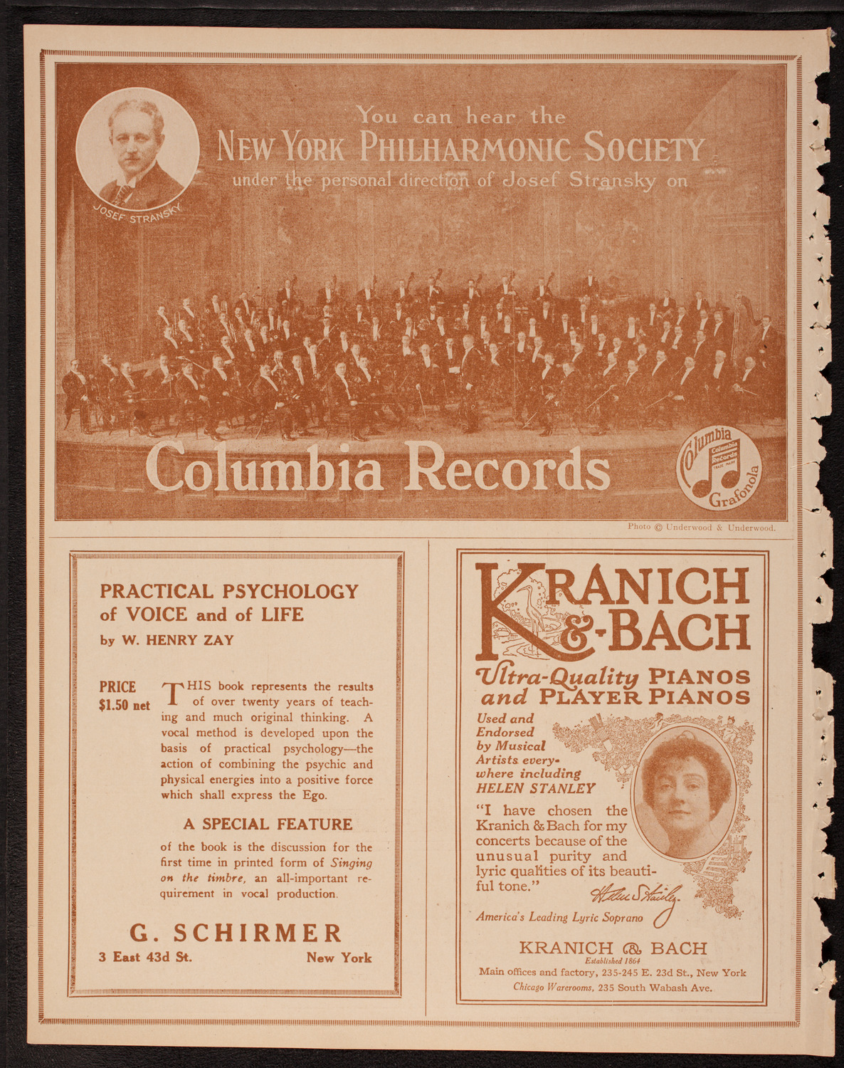 New York Philharmonic, December 13, 1917, program page 6