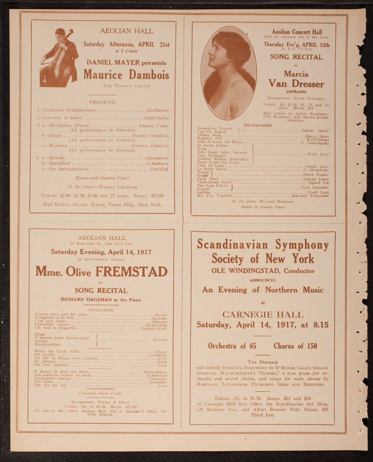 Irish Republic Anniversary Concert: Clan-na-Gael and Cumann-na-mBan, Inc., April 8, 1917, program page 10