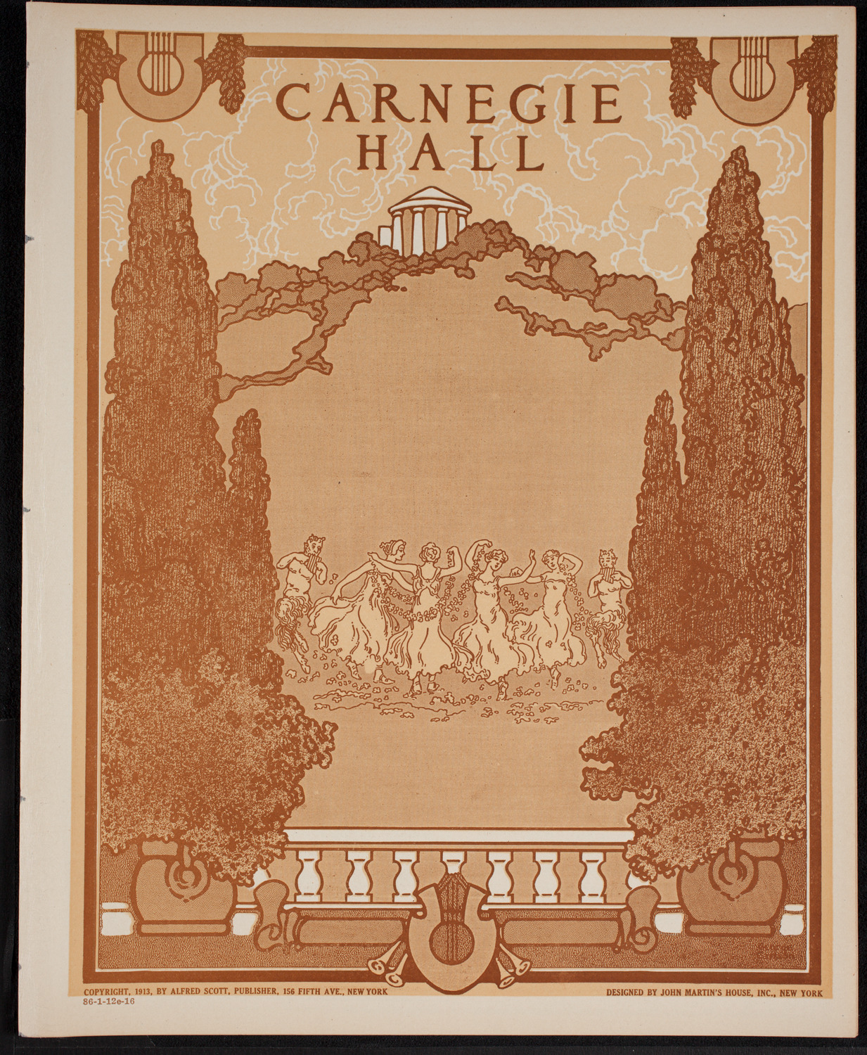 Schola Cantorum of New York, January 12, 1916, program page 1