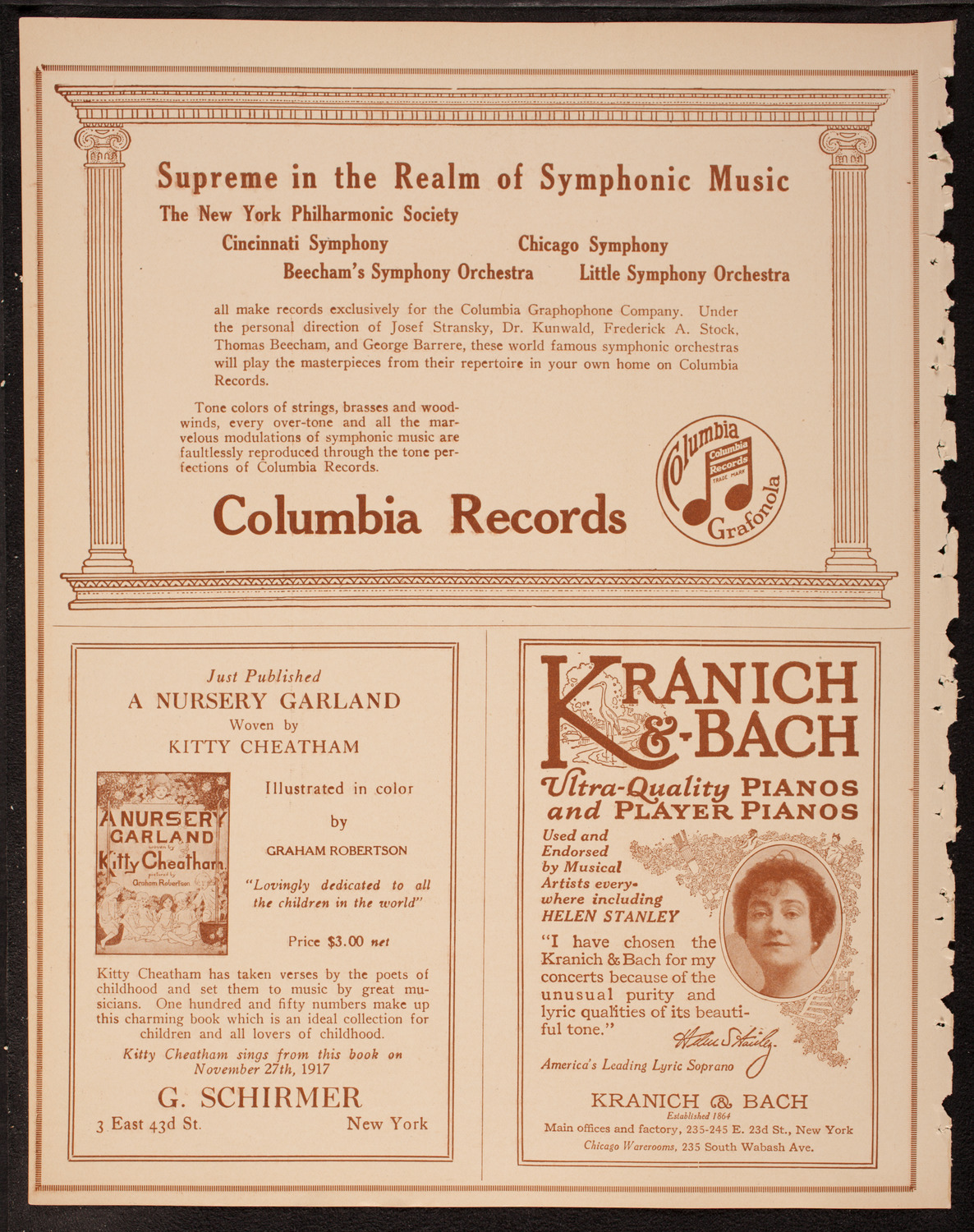 Lecture by Sergeant Arthur Guy Empey, November 29, 1917, program page 6