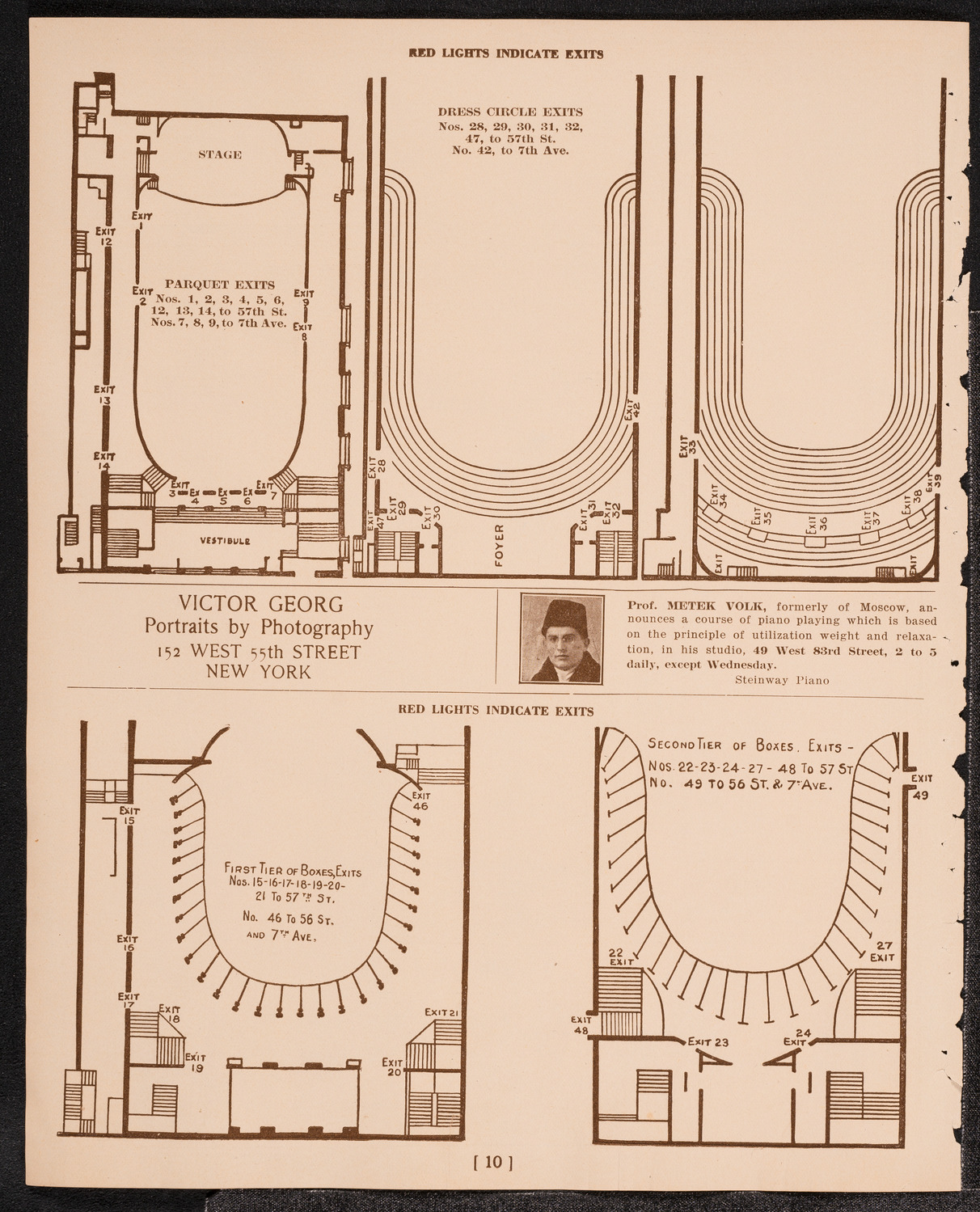 David Bispham Memorial Concert, December 13, 1921, program page 10