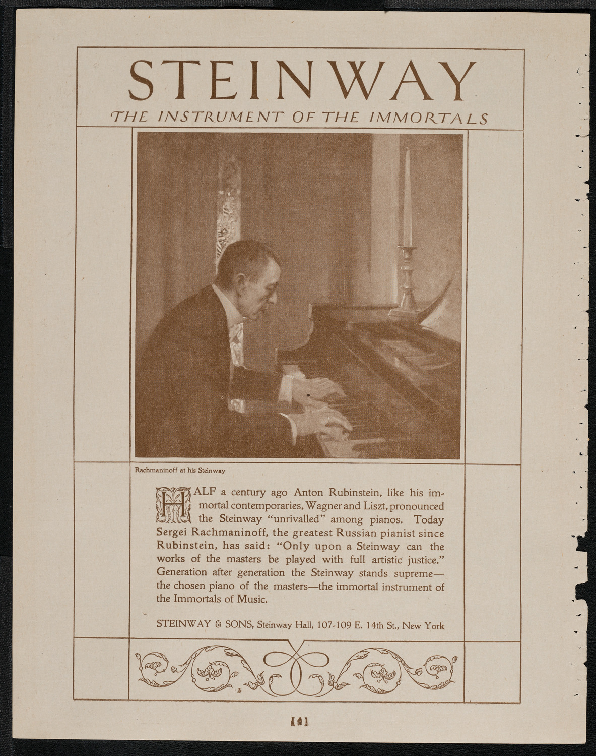 National Ballet and Toe Dancing Exposition of America, April 16, 1921, program page 4