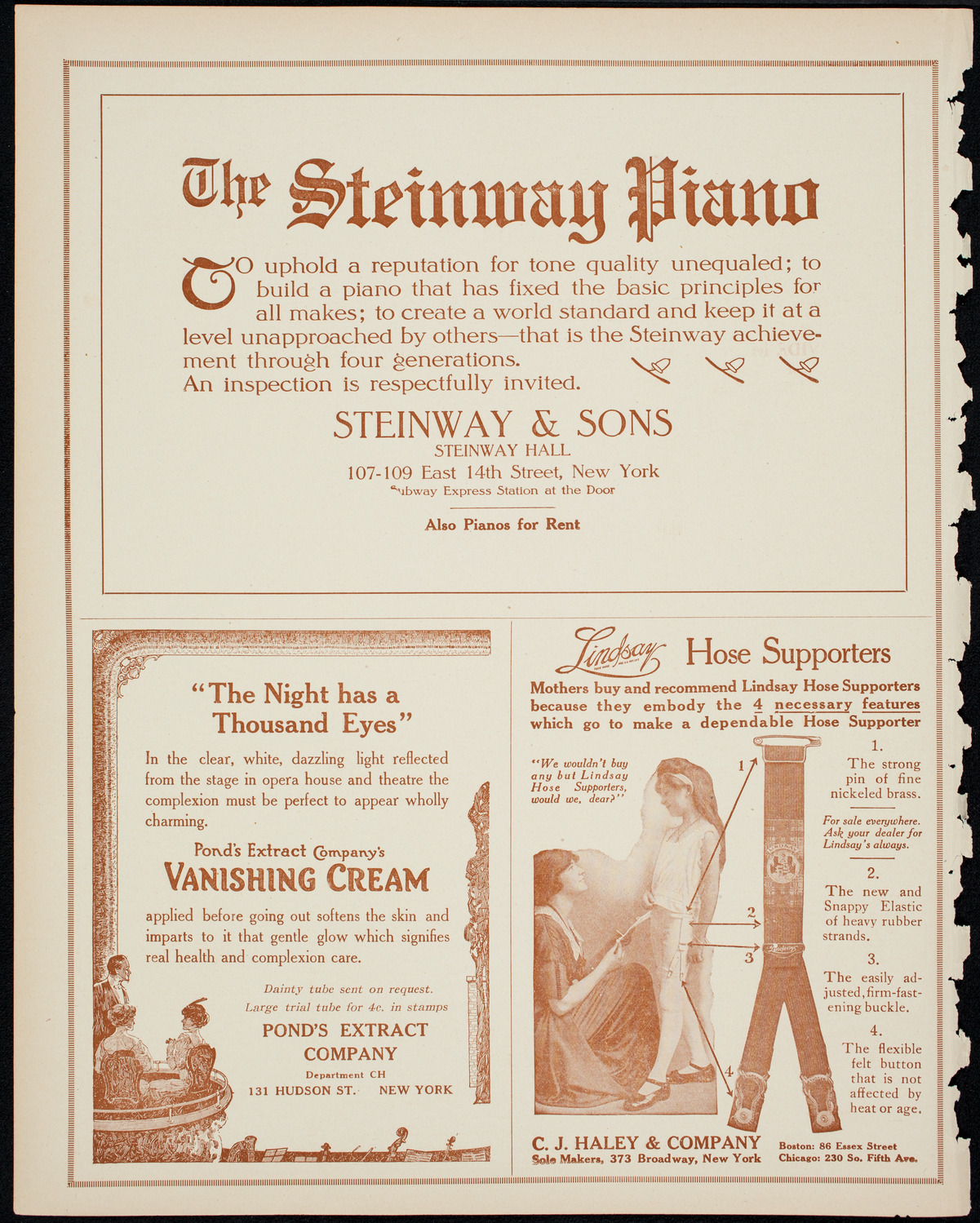 Burton Holmes Travelogue: The New Manila, January 11, 1914, program page 4