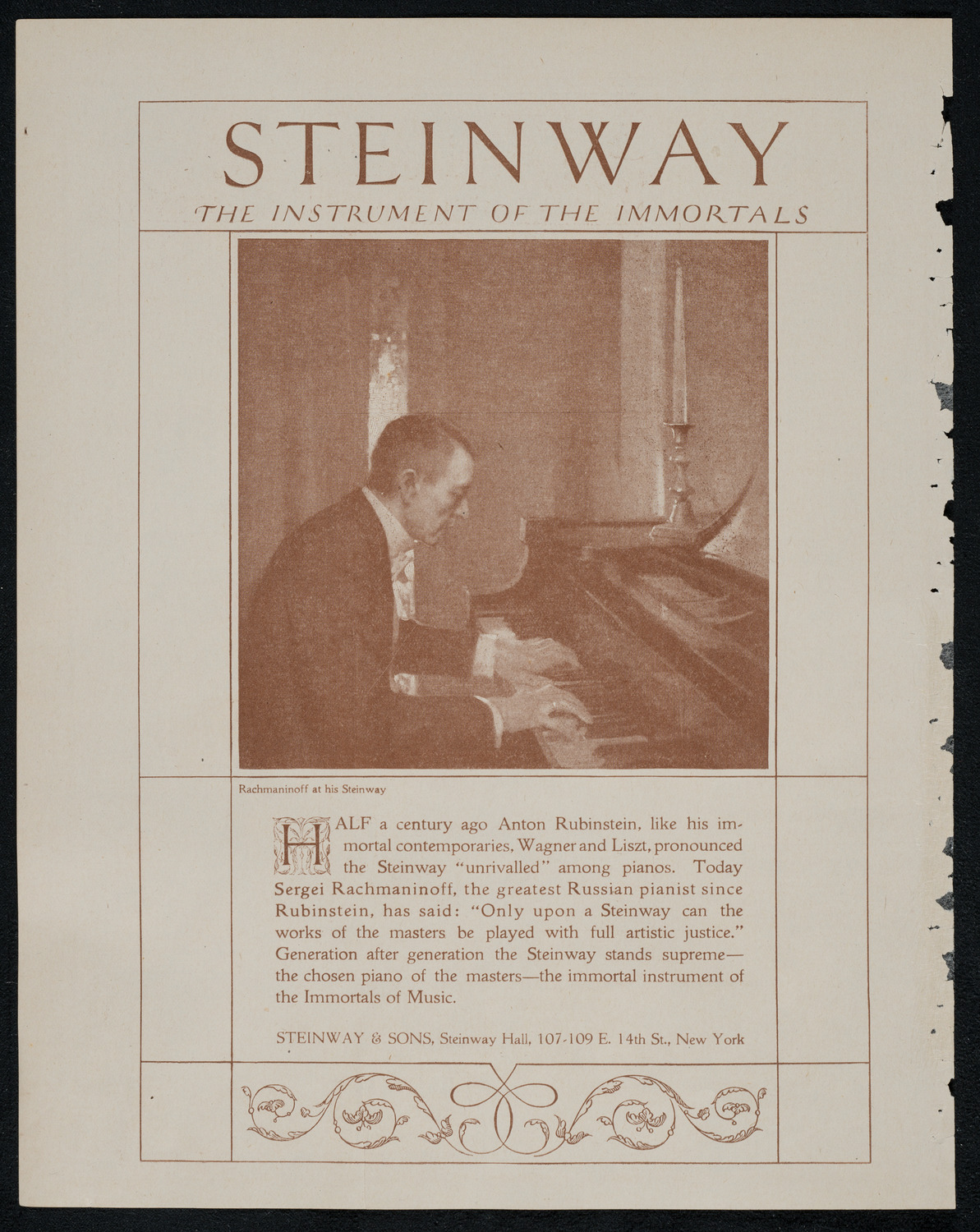 New York Philharmonic, January 27, 1921, program page 4