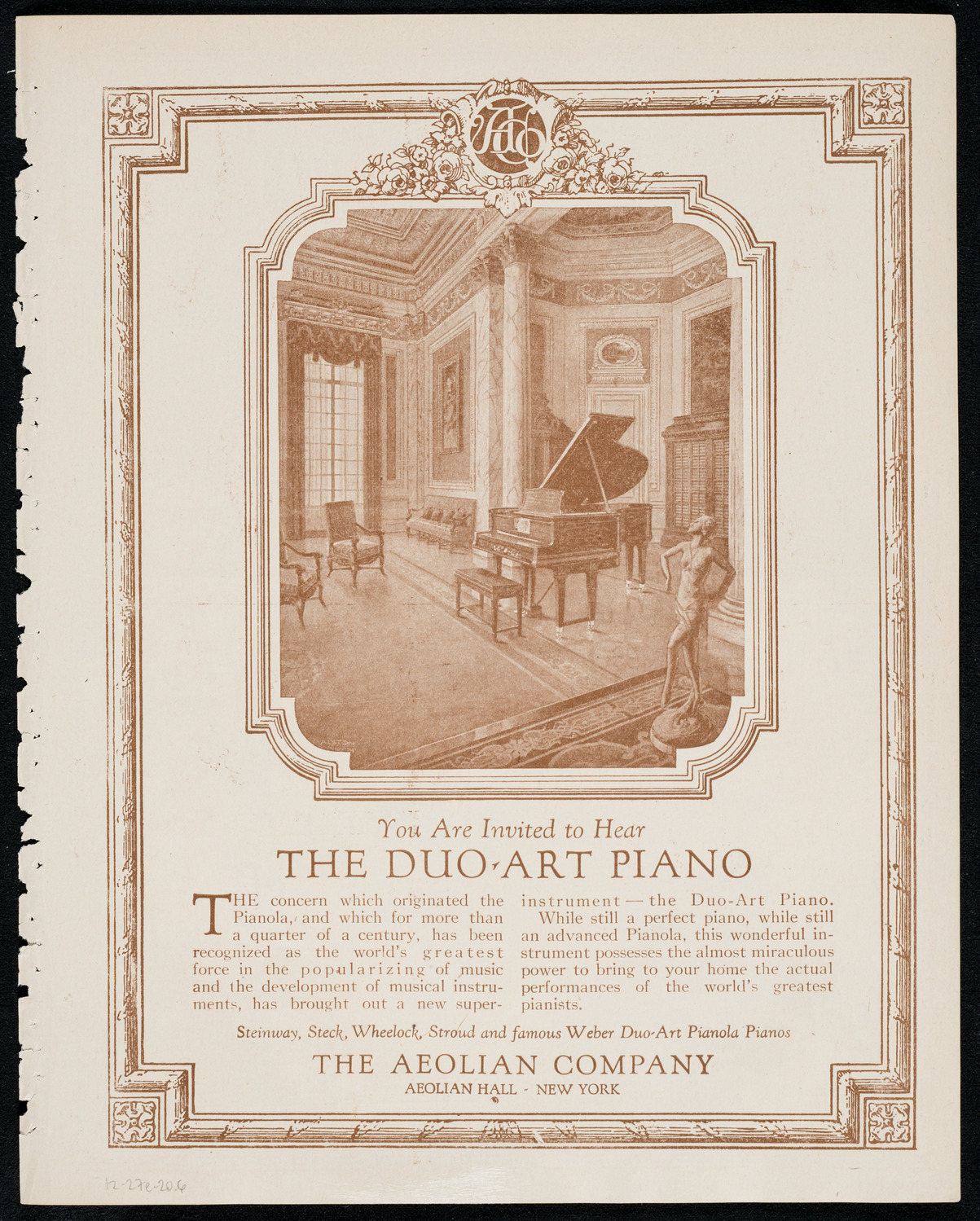 Oratorio Society of New York, December 27, 1920, program page 11