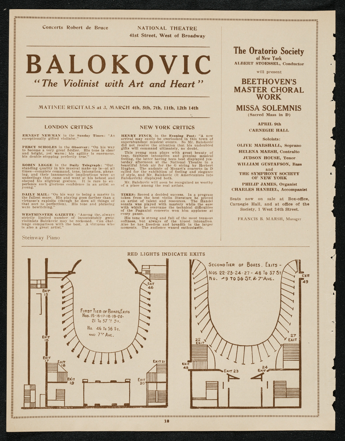 Music and Art Lovers' Club, March 12, 1924, program page 10
