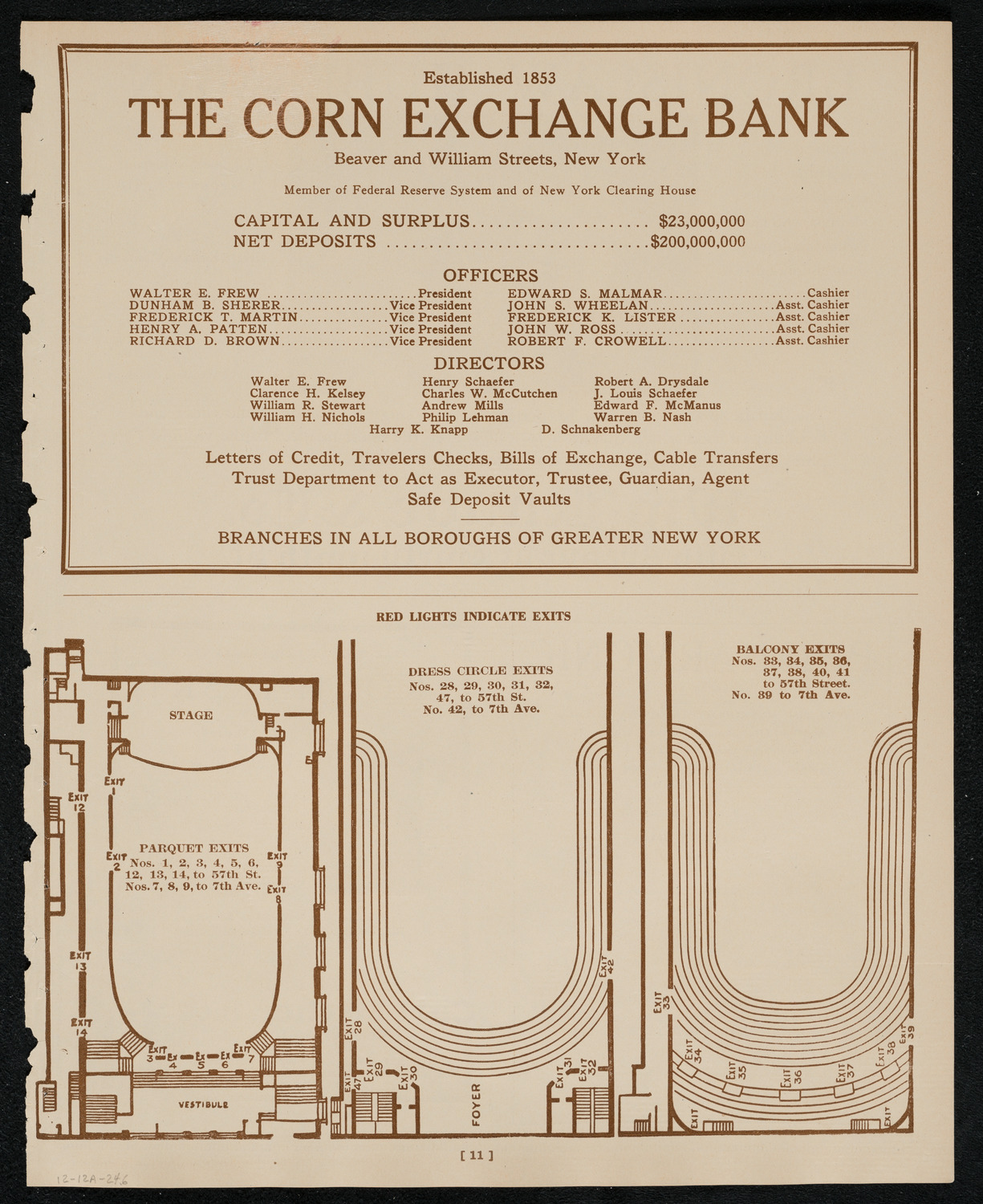 New York Philharmonic, December 12, 1924, program page 11