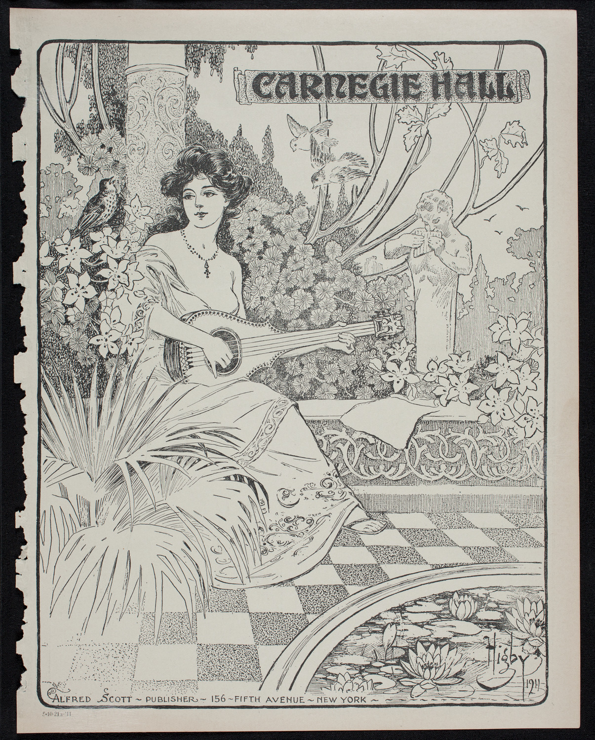 Albert Spalding, Violin, October 21, 1911, program page 1