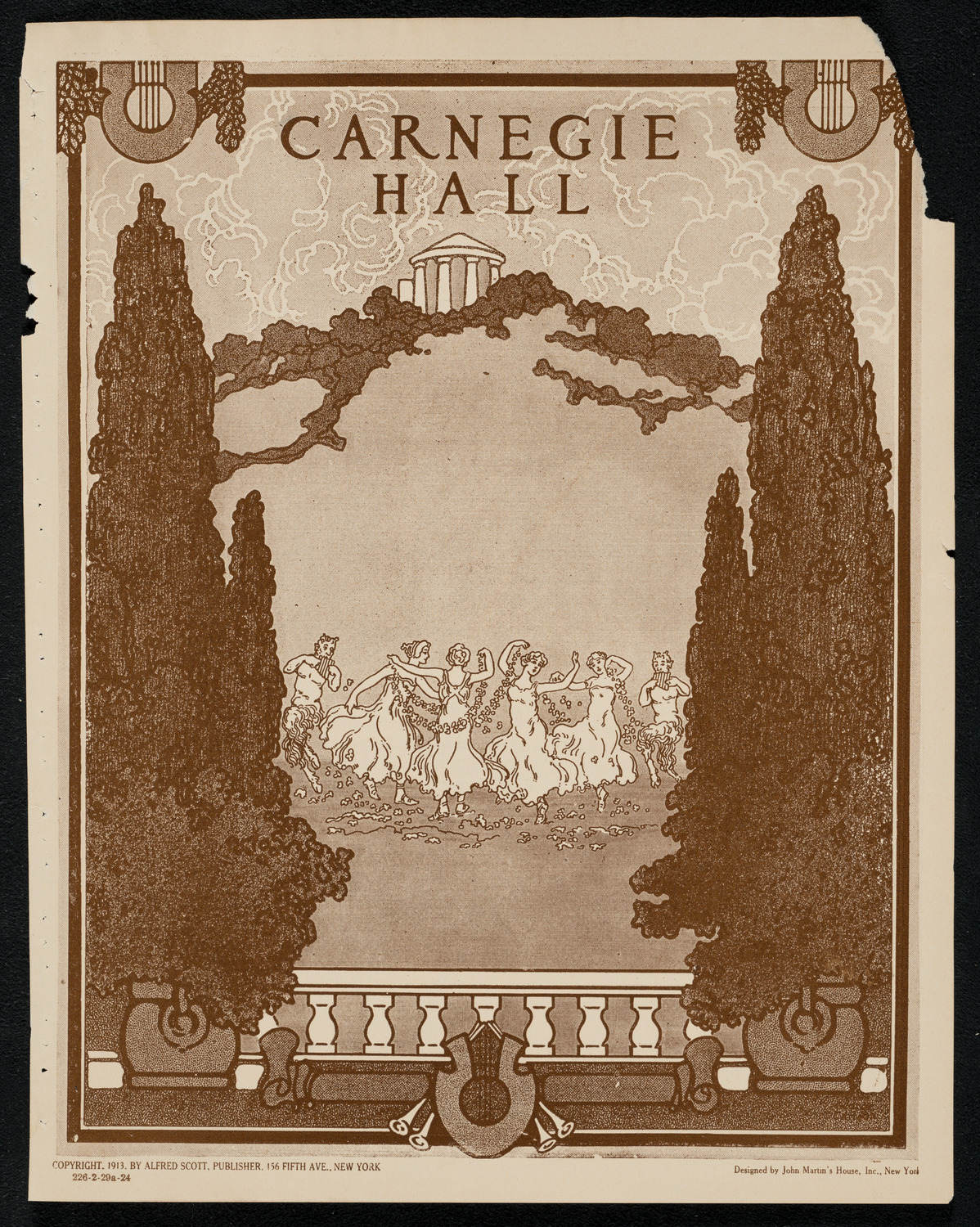 New York Philharmonic, February 29, 1924, program page 1