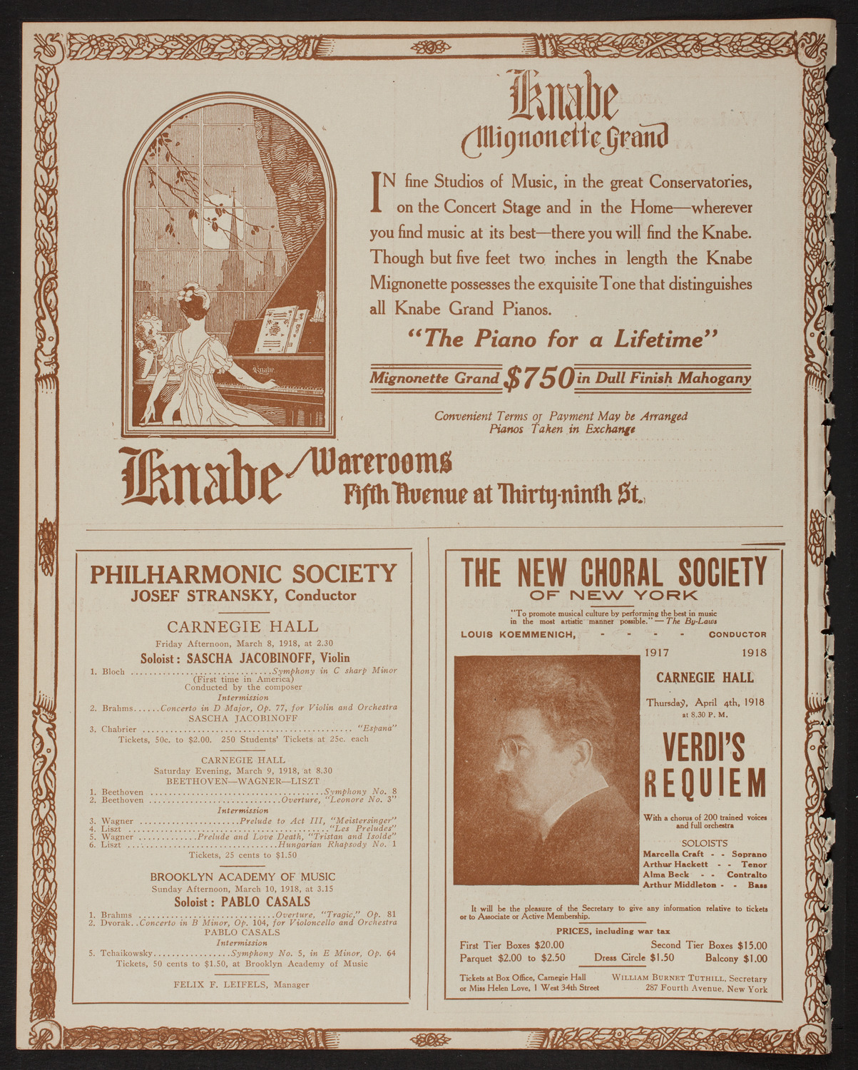 Maude Fay, Soprano, March 3, 1918, program page 12