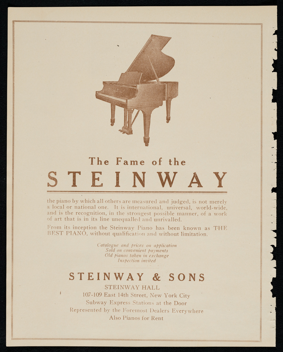 Jacques Pintel, Piano, November 3, 1920, program page 4