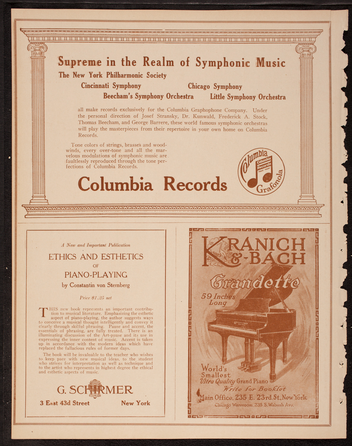 Lecture by Sergeant Arthur Guy Empey, November 4, 1917, program page 6