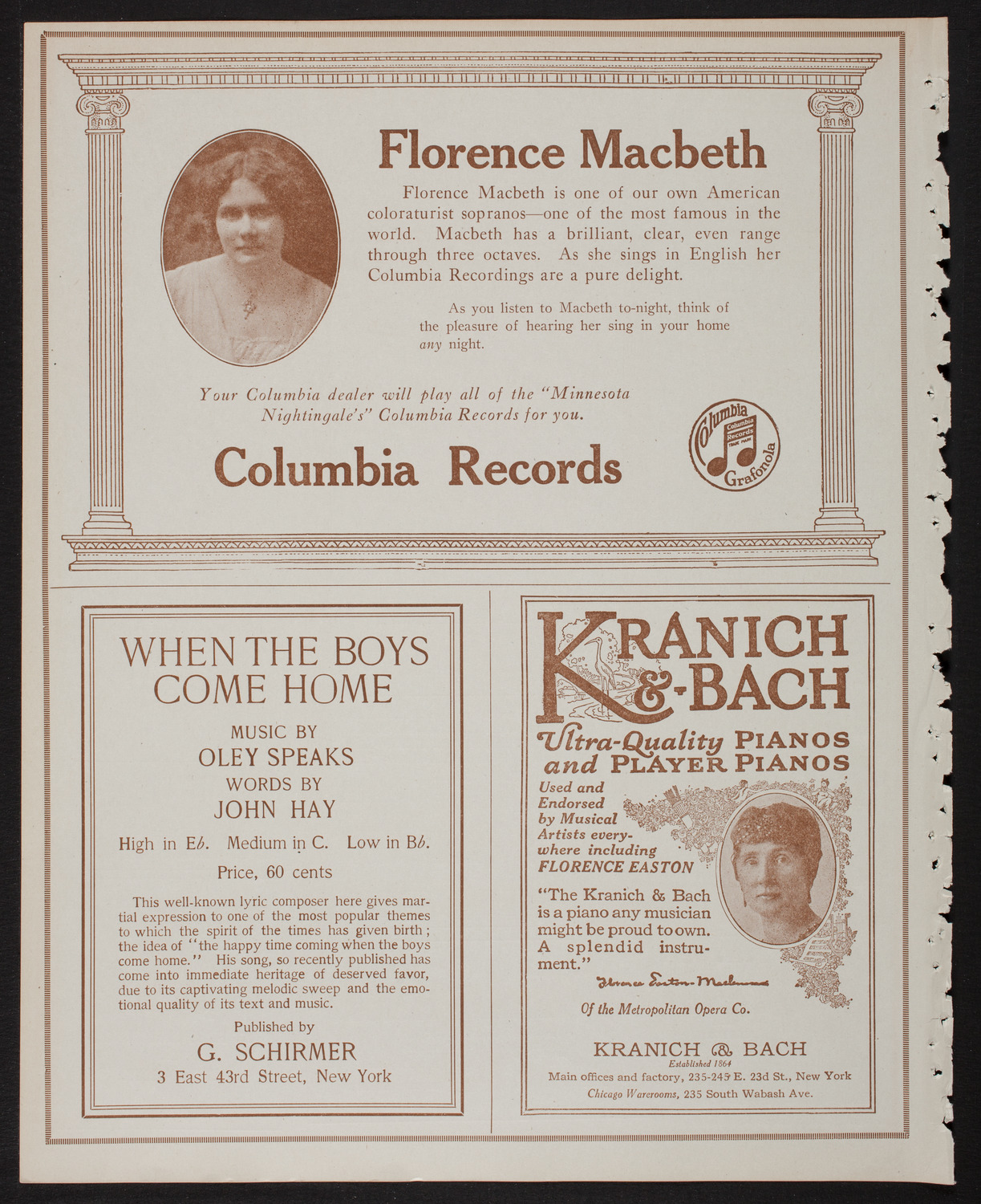 Meeting: The Humanitarian Cult, February 19, 1918, program page 6