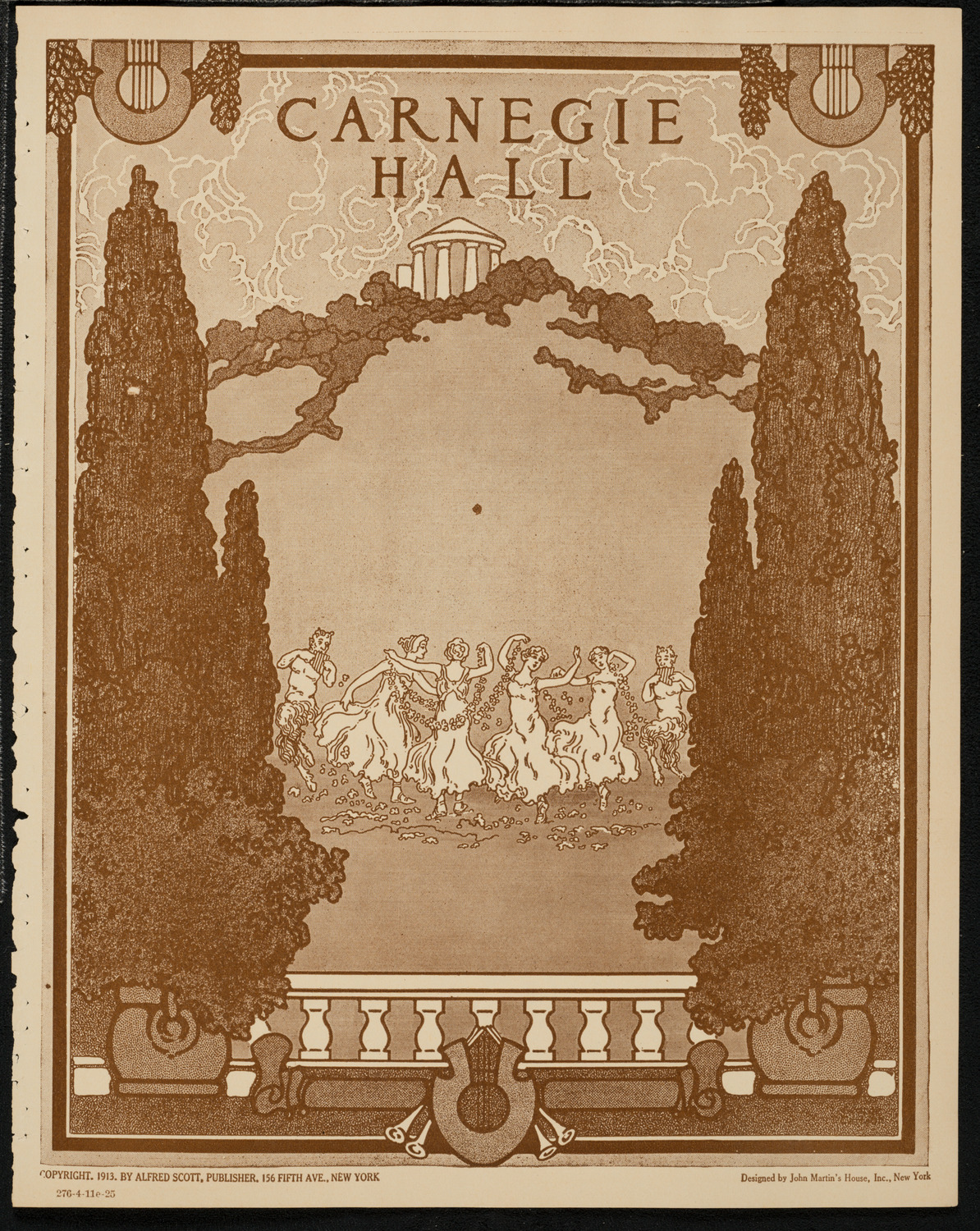 New York Philharmonic, April 11, 1925, program page 1