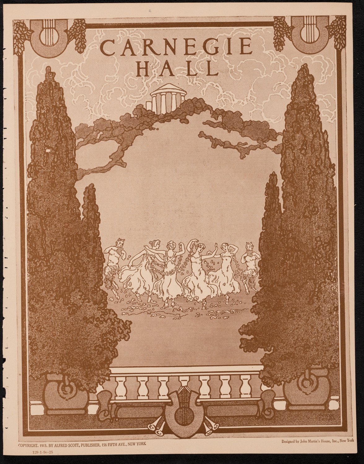 New York Symphony Orchestra, January 9, 1925, program page 1