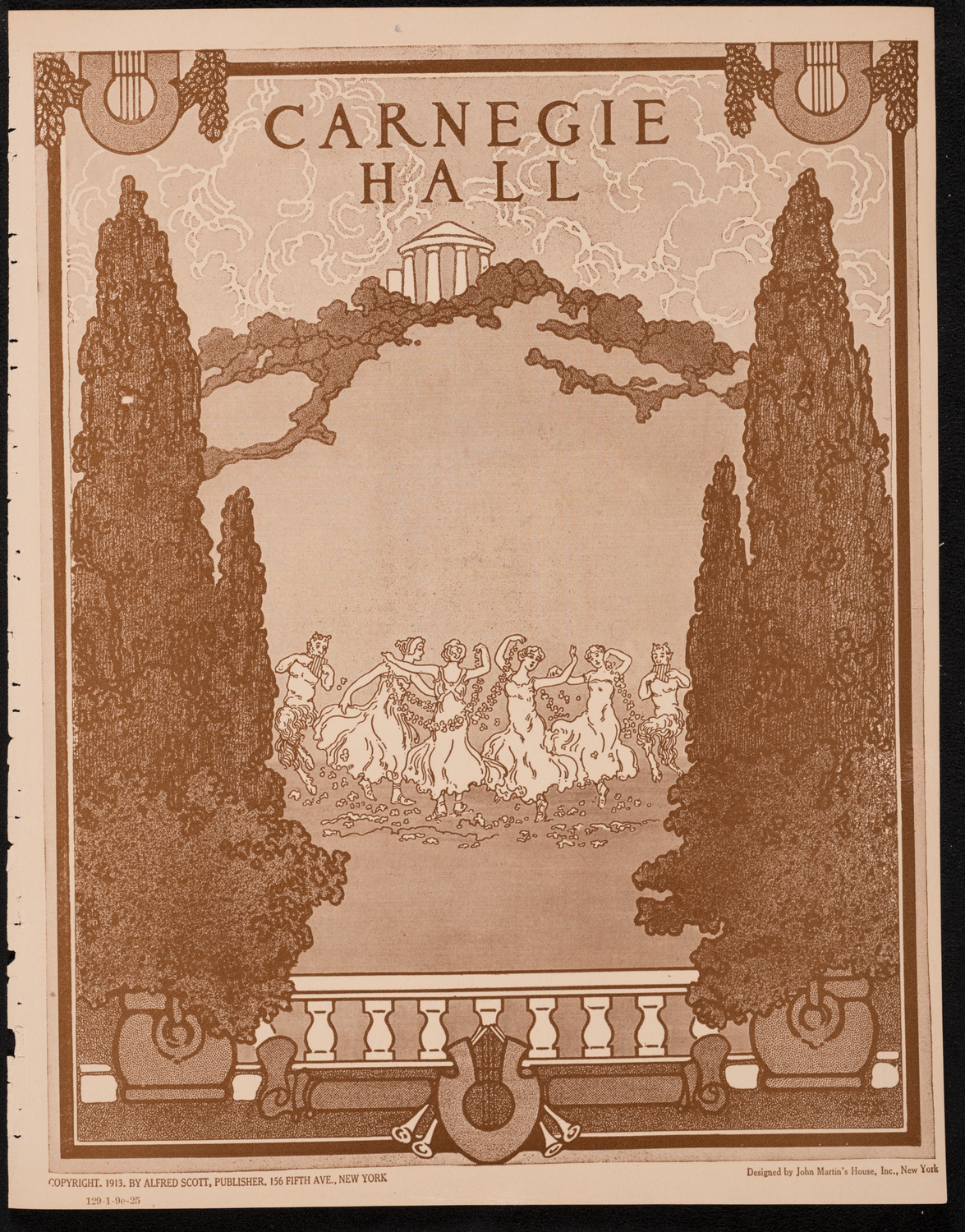 New York Symphony Orchestra, January 9, 1925, program page 1