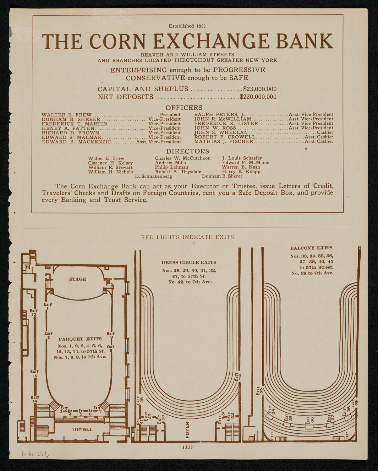 New York Symphony Orchestra, November 6, 1925, program page 11