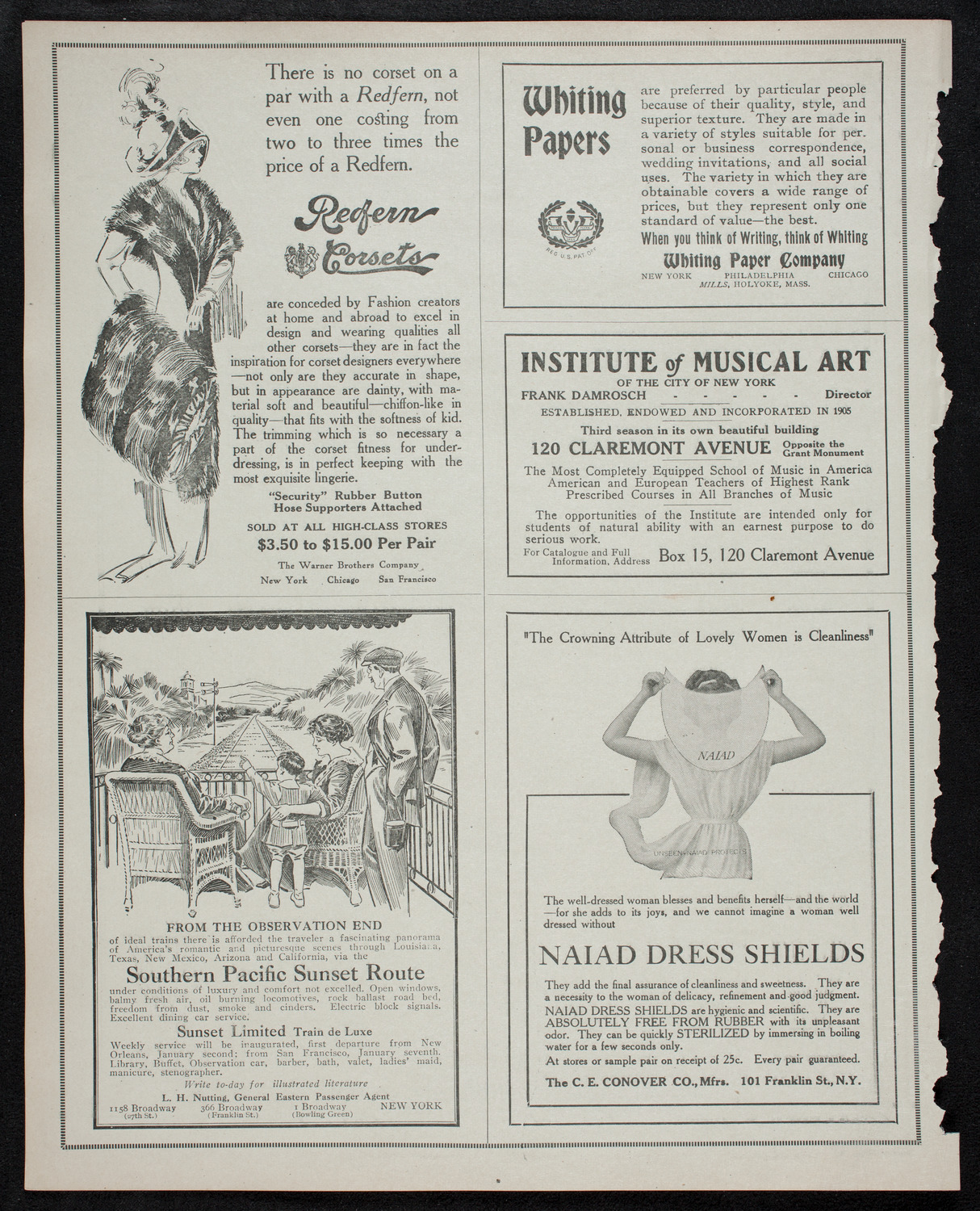 New York Philharmonic, November 21, 1912, program page 2