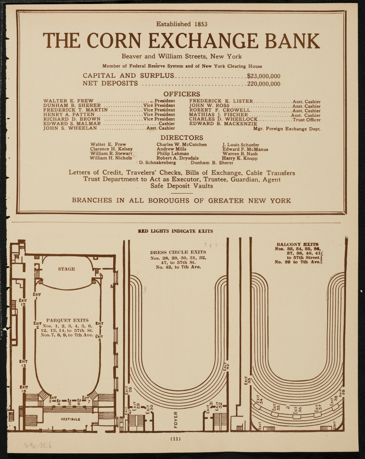 New York Philharmonic Students' Concert, March 4, 1925, program page 11