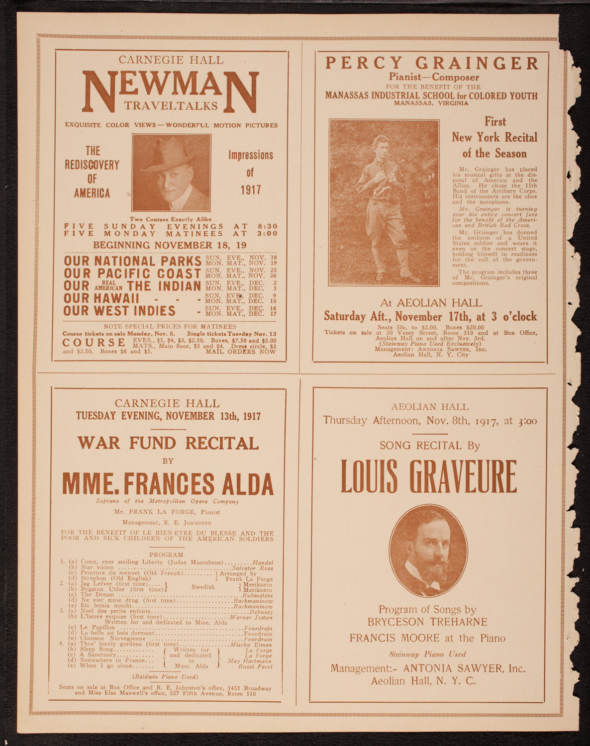 Meeting: The Humanitarian Cult, October 30, 1917, program page 10