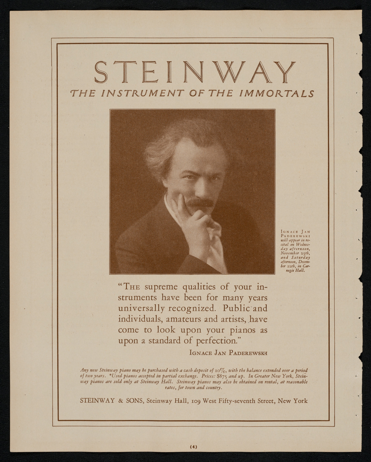 Benefit: Sanoker Relief, December 7, 1925, program page 4