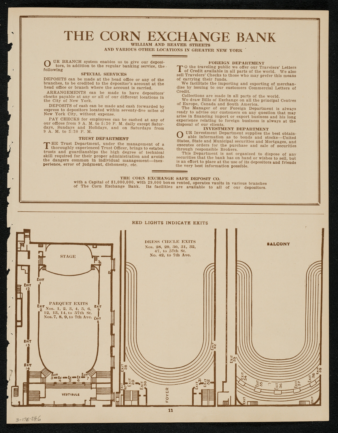 Vladimir de Pachmann, Piano, March 17, 1924, program page 11