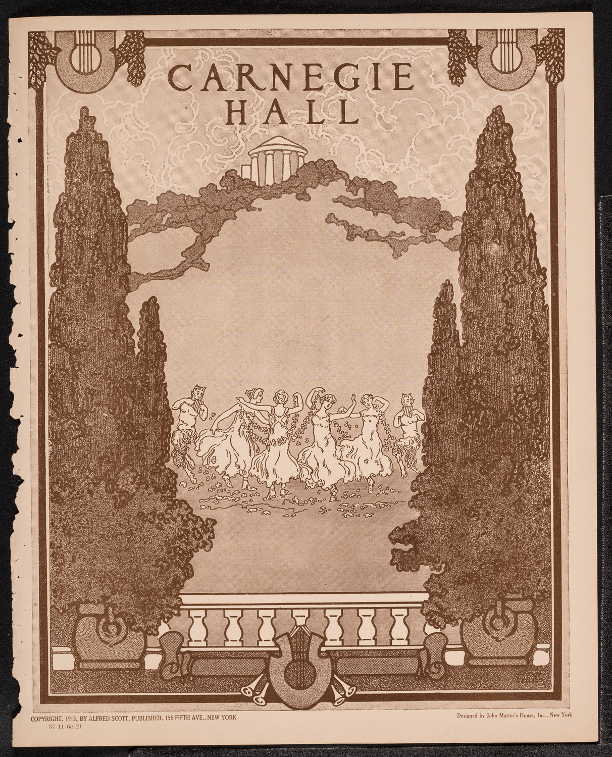 John Corigliano, Violin, November 6, 1921, program page 1