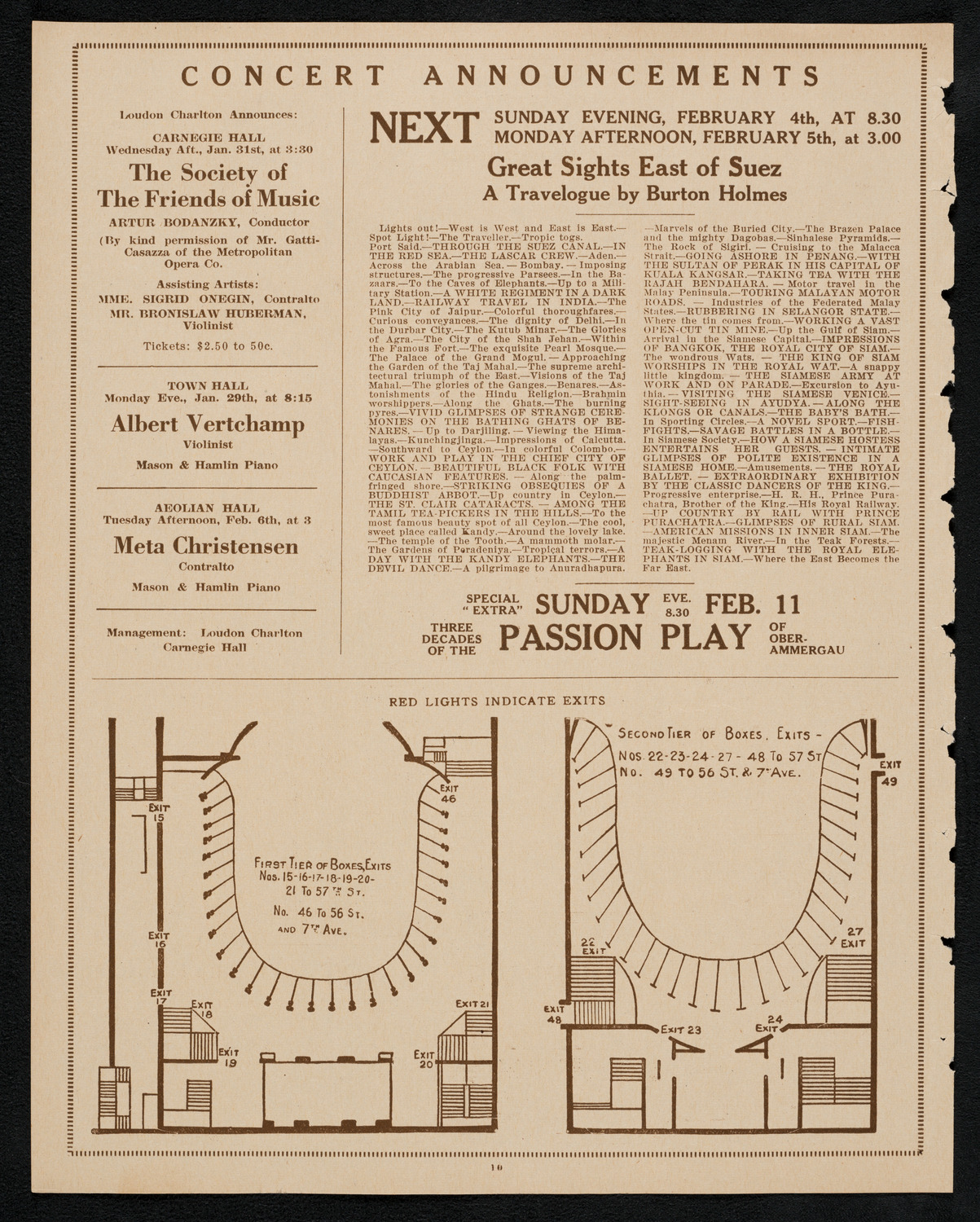 Burton Holmes Travelogue: Modernizing Chosen and Manchuria, January 29, 1923, program page 10