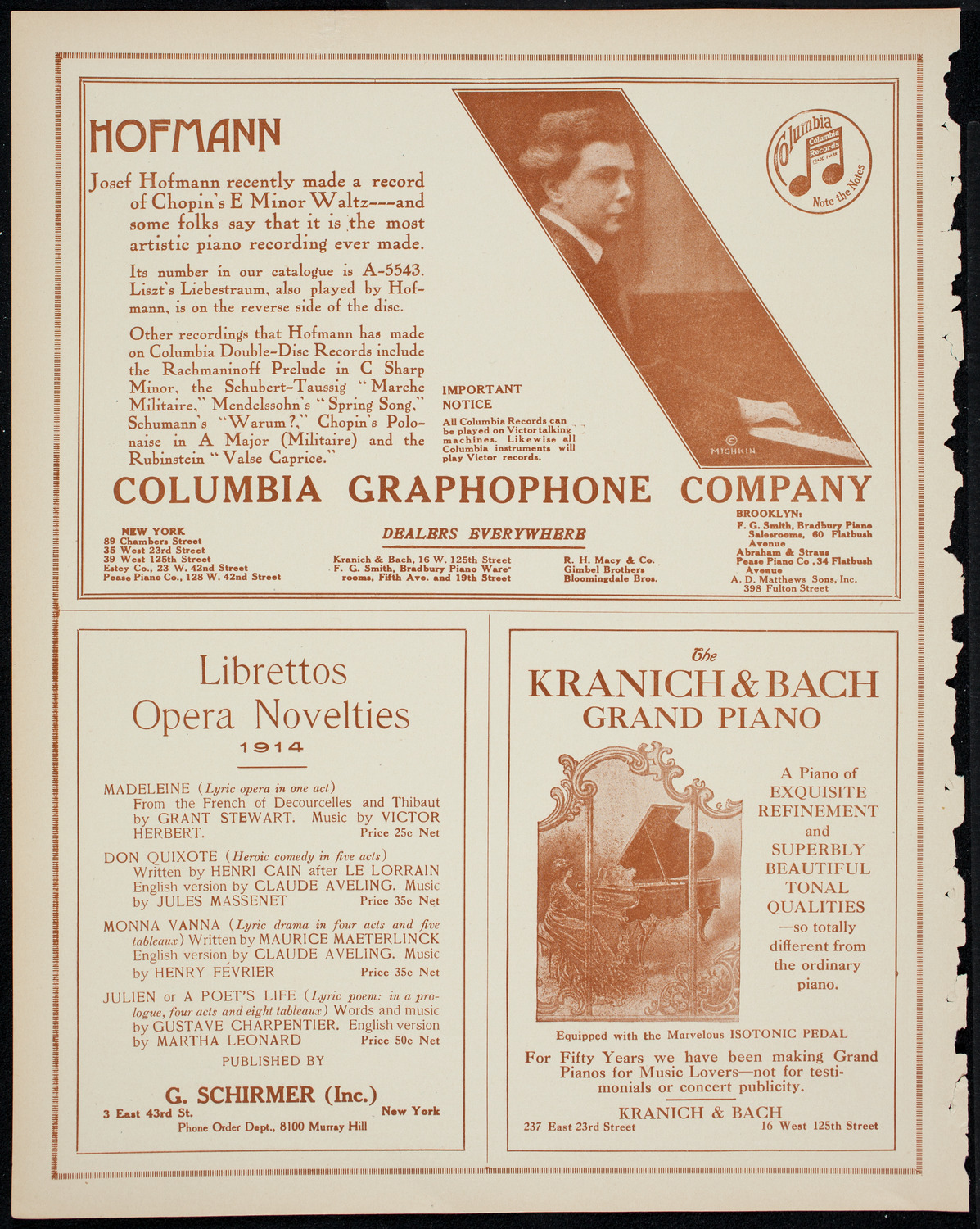 Newman Traveltalks: London -- Today, March 8, 1914, program page 6