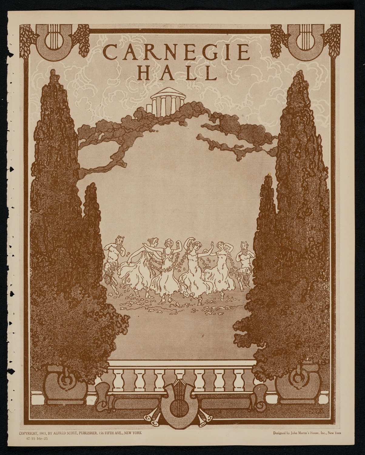 Percy Grainger, Piano, November 16, 1925, program page 1