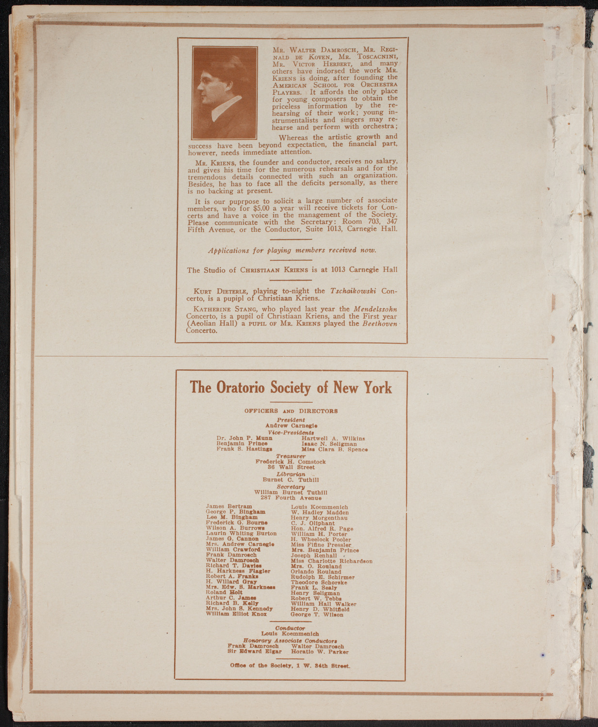 Graduation: Manhattan College, June 20, 1916, program page 10