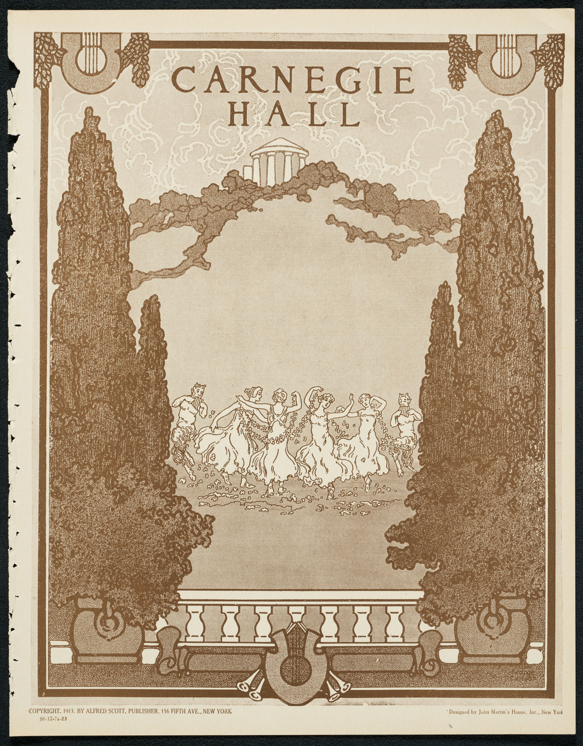 New York Philharmonic, December 7, 1923, program page 1
