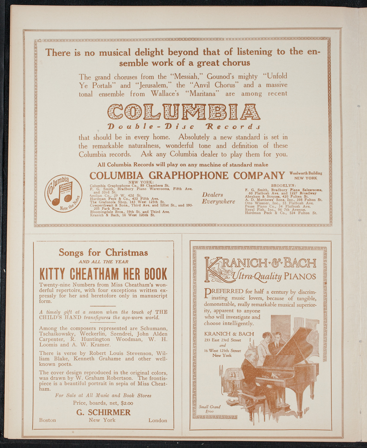 People's Symphony Concert, December 19, 1915, program page 6