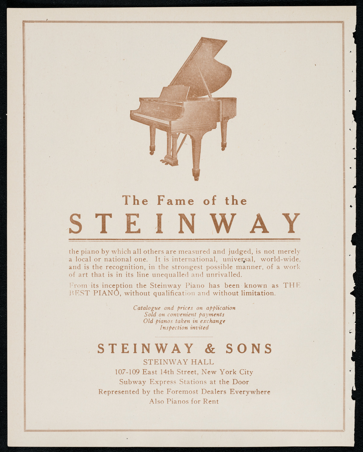 Duci de Kerekjarto, Violin, December 6, 1920, program page 4