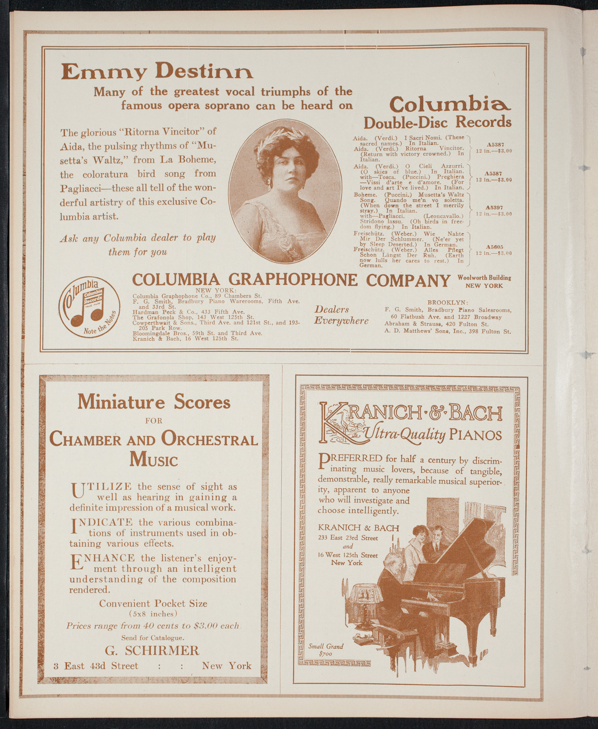 John McCormack, Tenor, November 21, 1915, program page 6