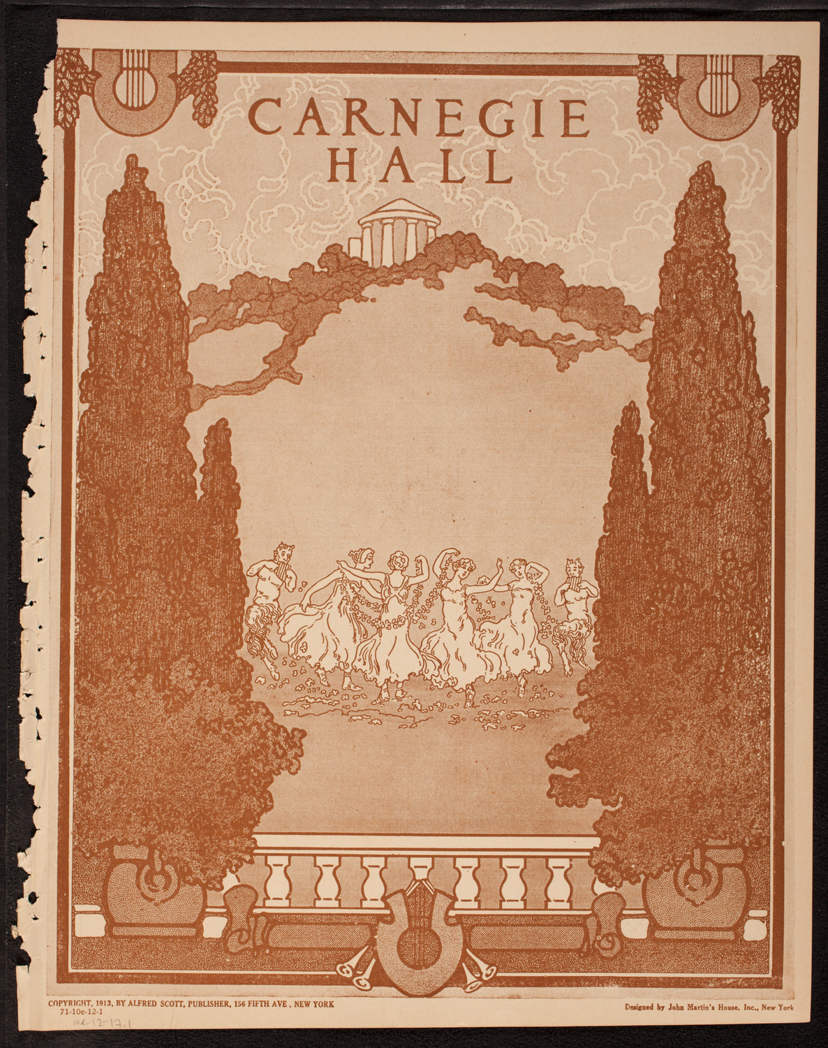 New York Banks' Glee Club, December 10, 1917, program page 1