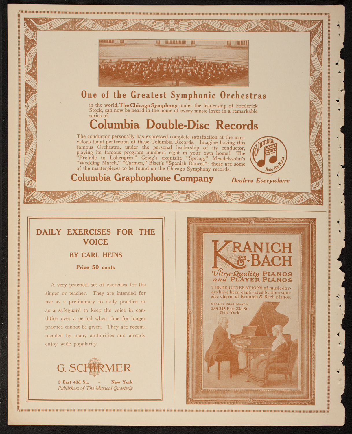 The Civic Forum, February 7, 1917, program page 6