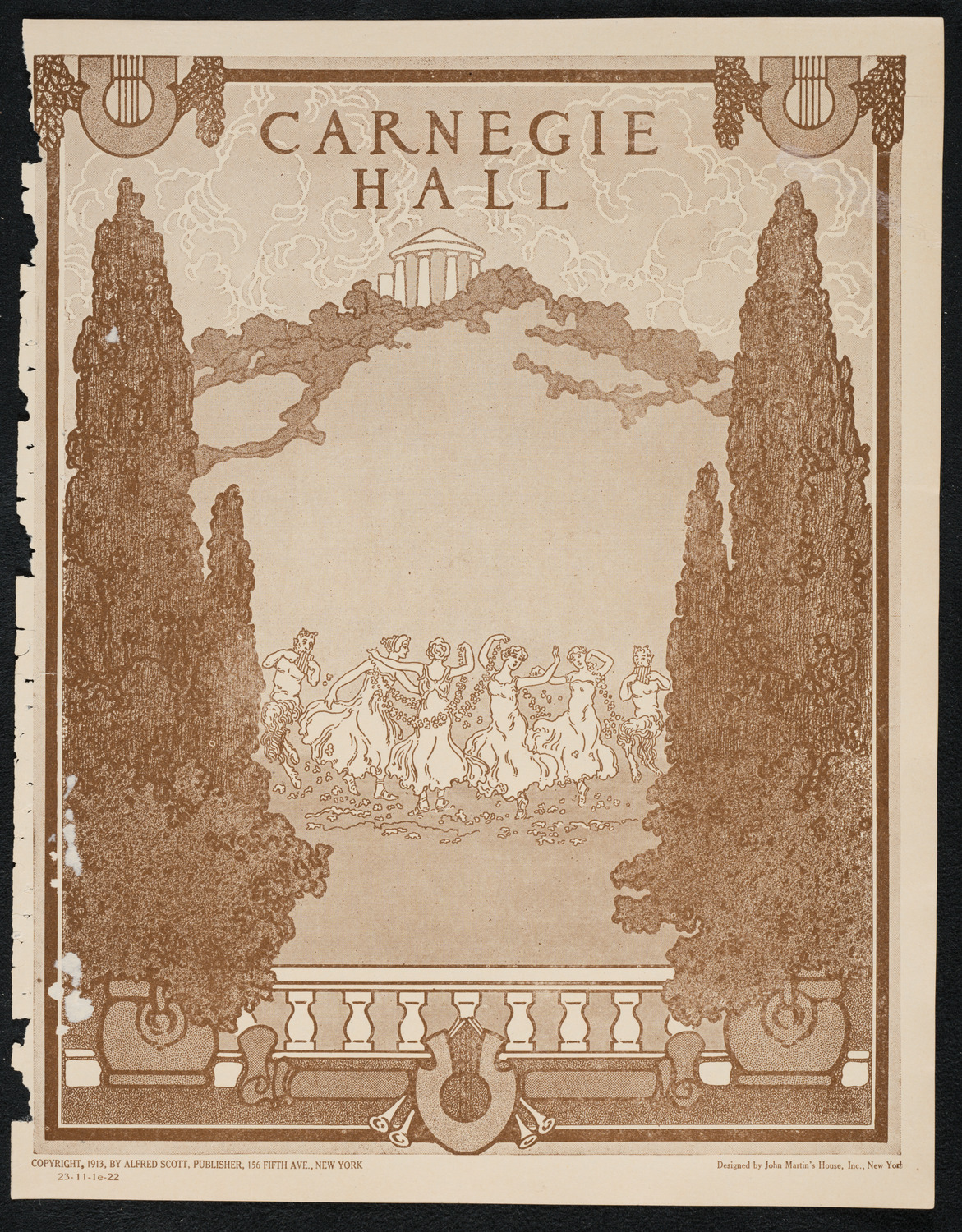 Ethel Frank, Soprano, November 1, 1922, program page 1