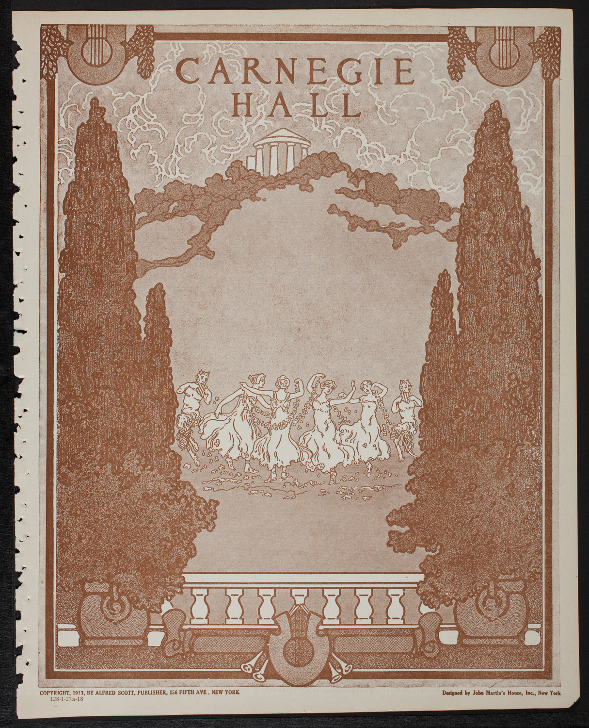 New York Philharmonic, January 27, 1918, program page 1