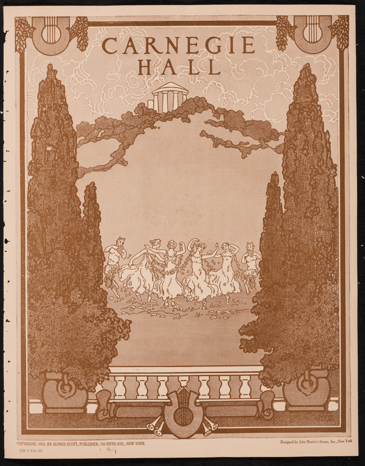 New York Philharmonic, January 11, 1925, program page 1