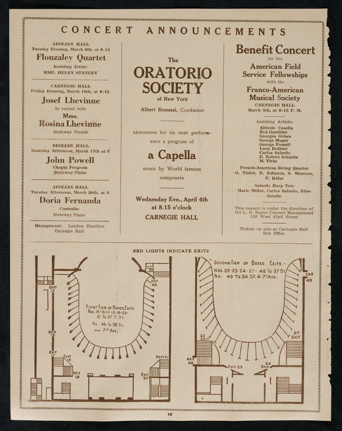 Winnipeg Male Voice Choir, February 26, 1923, program page 10