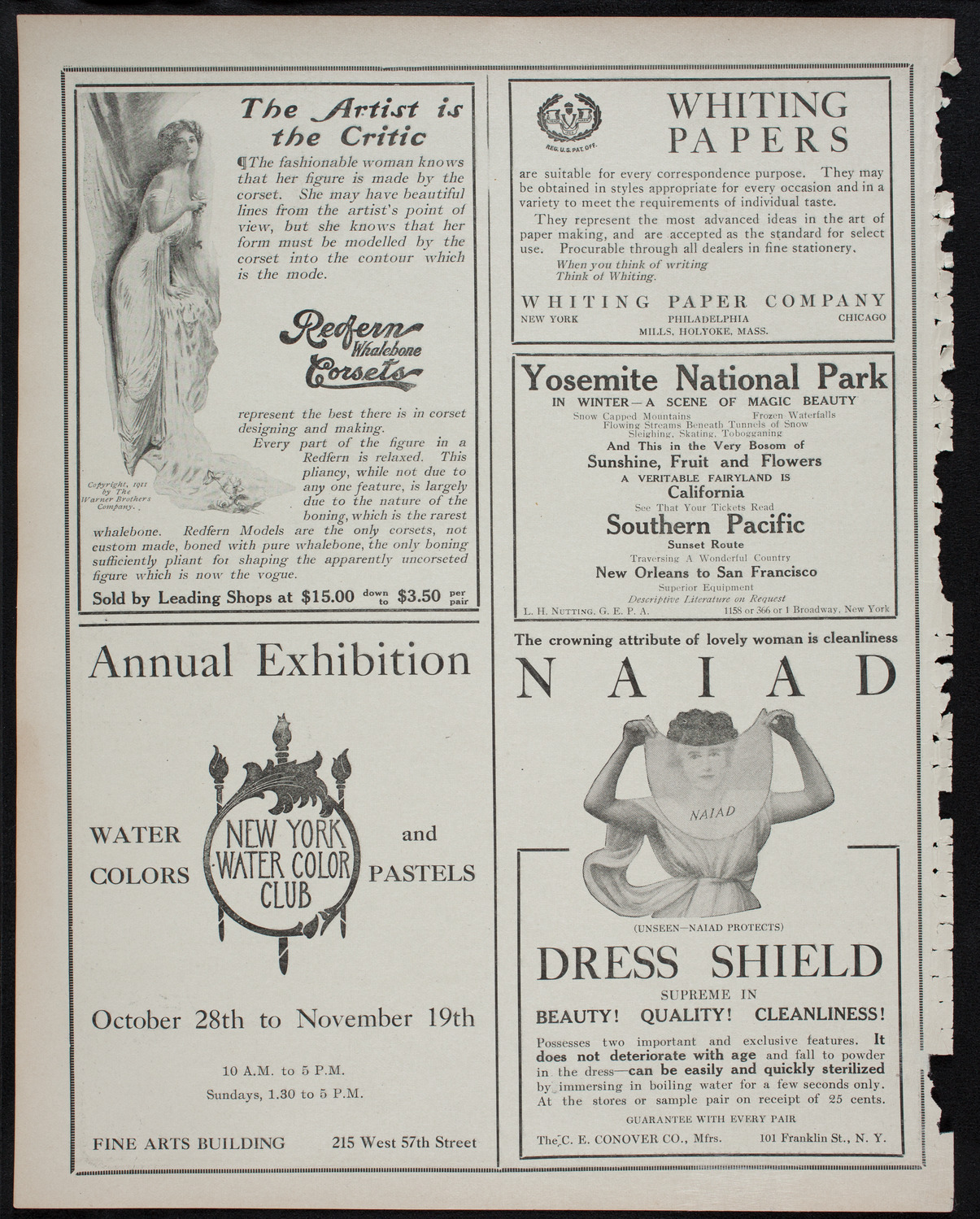 New York Philharmonic, November 3, 1911, program page 2