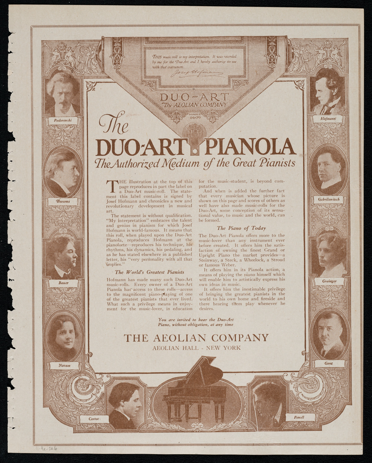 Boston Symphony Orchestra, November 4, 1920, program page 11