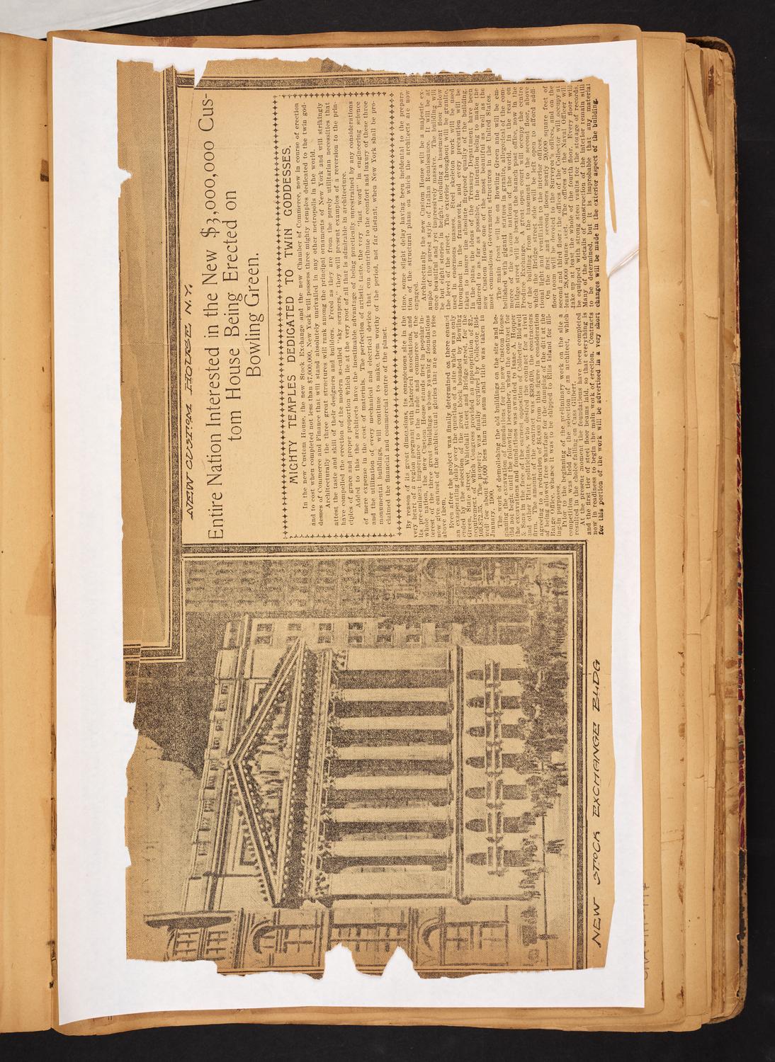 Isaac Hopper Scrapbook, page 117 (overlay): 1901